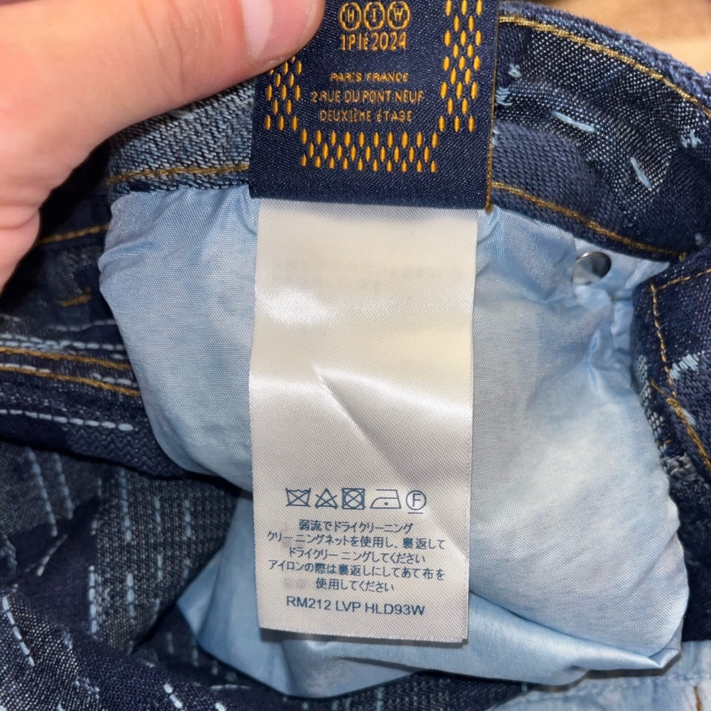 Louis Vuitton Navy Patchwork Jacket NWT - image 6